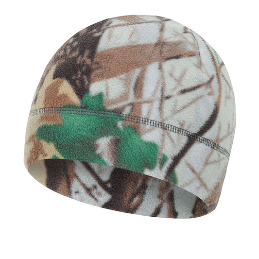 Camouflage Beanie Hat Soft Polar Fleece Caps for Autumn Winter Men Outdoor Keep Warm Ear Protected Melon Street Cap Women Hats
