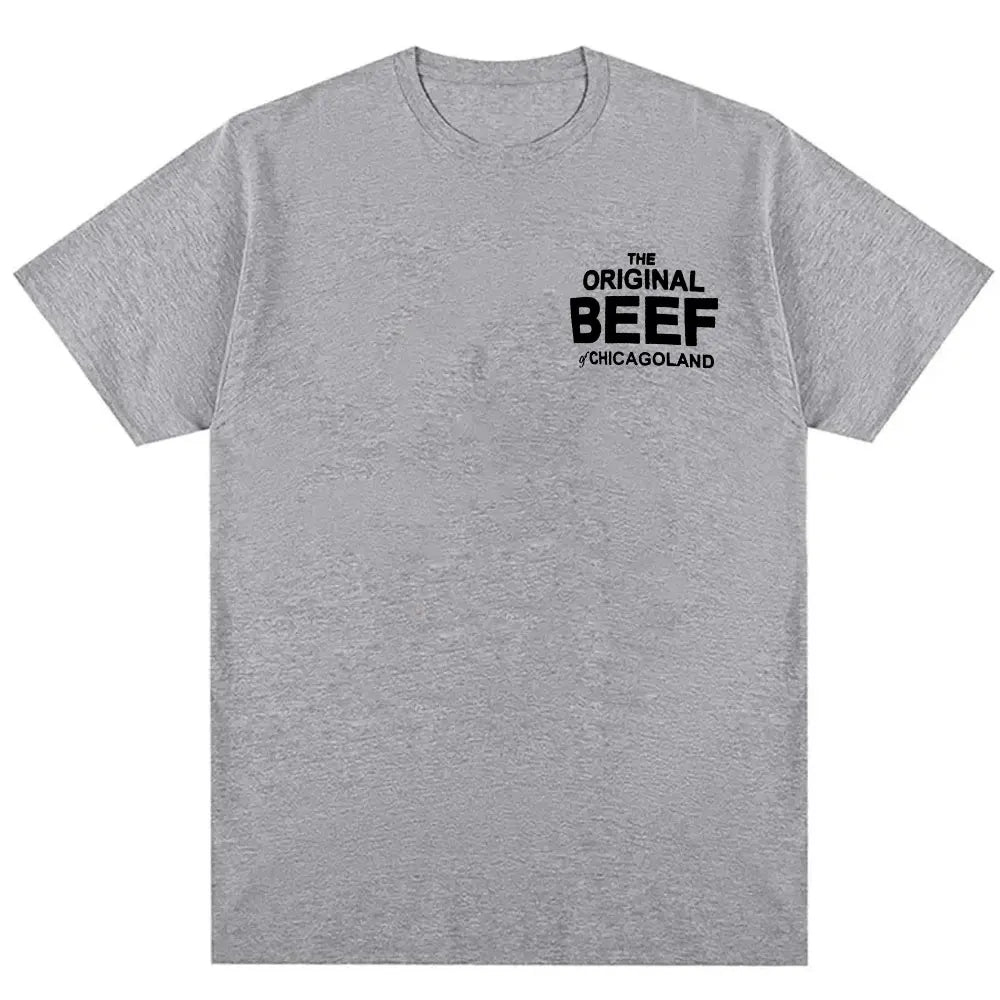 The Original Beef / Berf of Chicagoland Printed the Bear Richie Carmy - Multiple Options Vintage T Shirt Summer Cotton Tee Tops