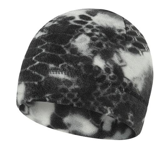 Camouflage Beanie Hat Soft Polar Fleece Caps for Autumn Winter Men Outdoor Keep Warm Ear Protected Melon Street Cap Women Hats